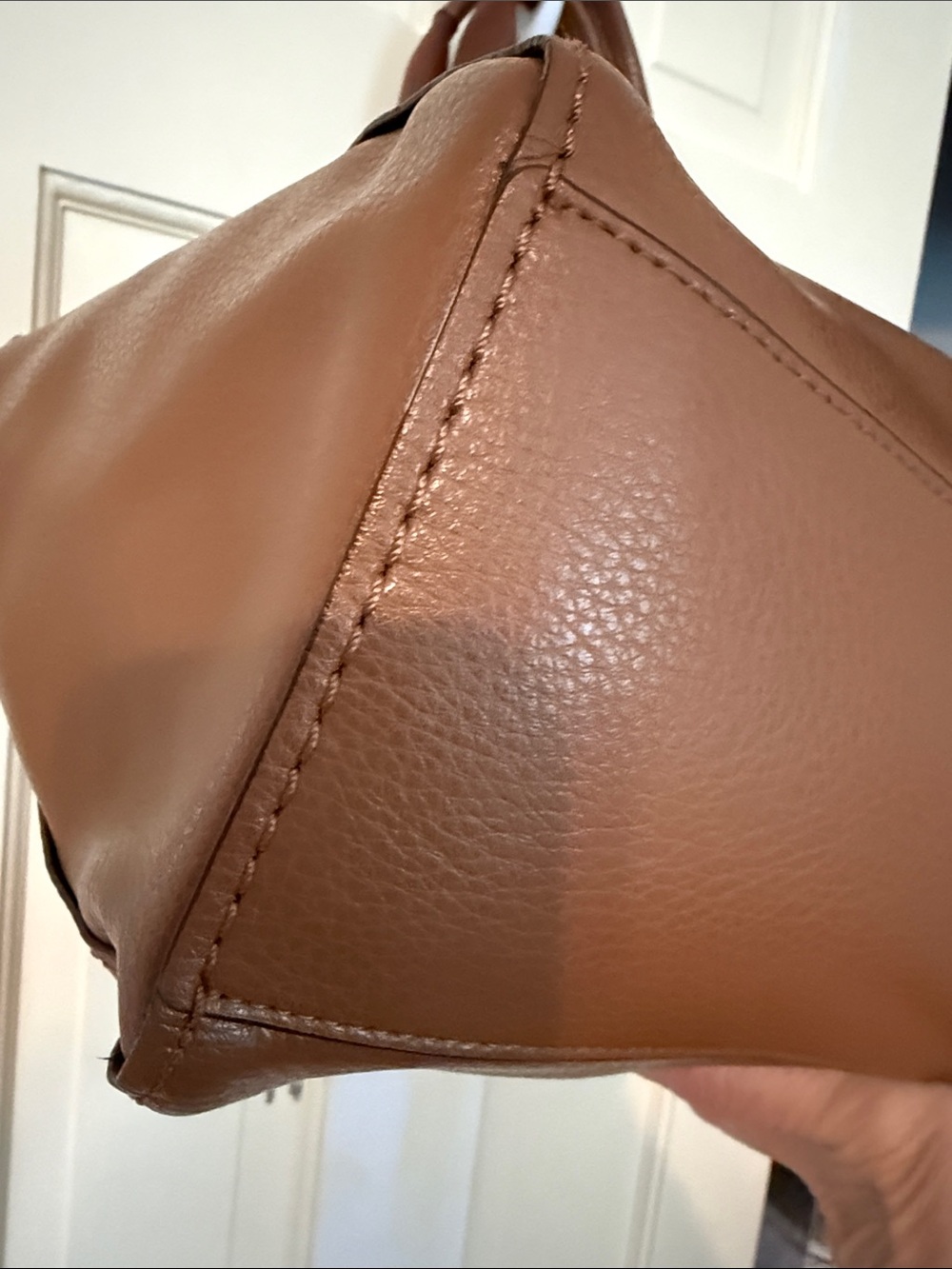 COACH Leather Derby Tote with Tassel & Charm - Picture 4 of 12